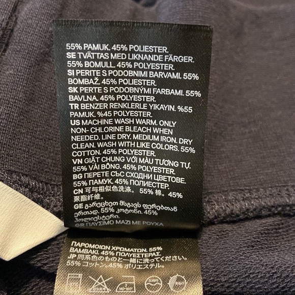 H&M Dark Blue Sweatpants Size L - Picture 9 of 9